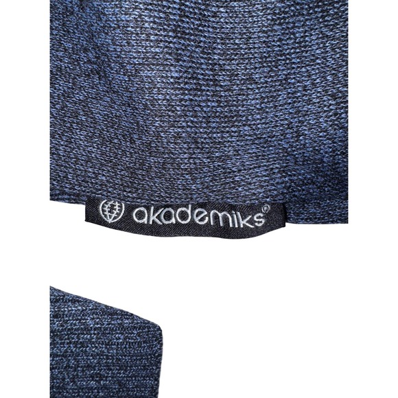 Akademiks Mens Heather Blue Mock Neck Button Placket Sweater XXL NEW - Picture 7 of 7
